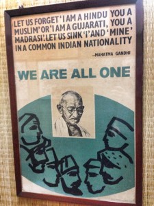 Photo of Gandhi poster