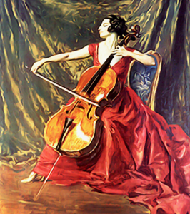 cello playing